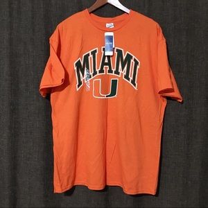 University of Miami tshirt men’s XL